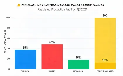 Hazardous waste percentage
